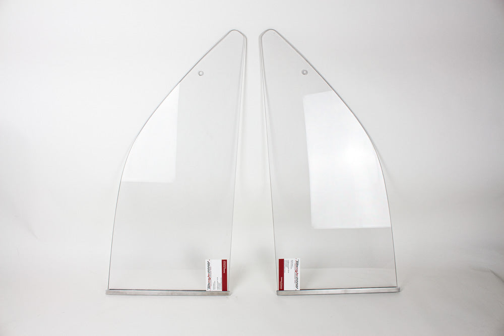 Ausstellfenster hinten Makrolon inkl. Aluminium-Chromleisten für Alfa Romeo Bertone Typ 105/115 (Leichtbau)