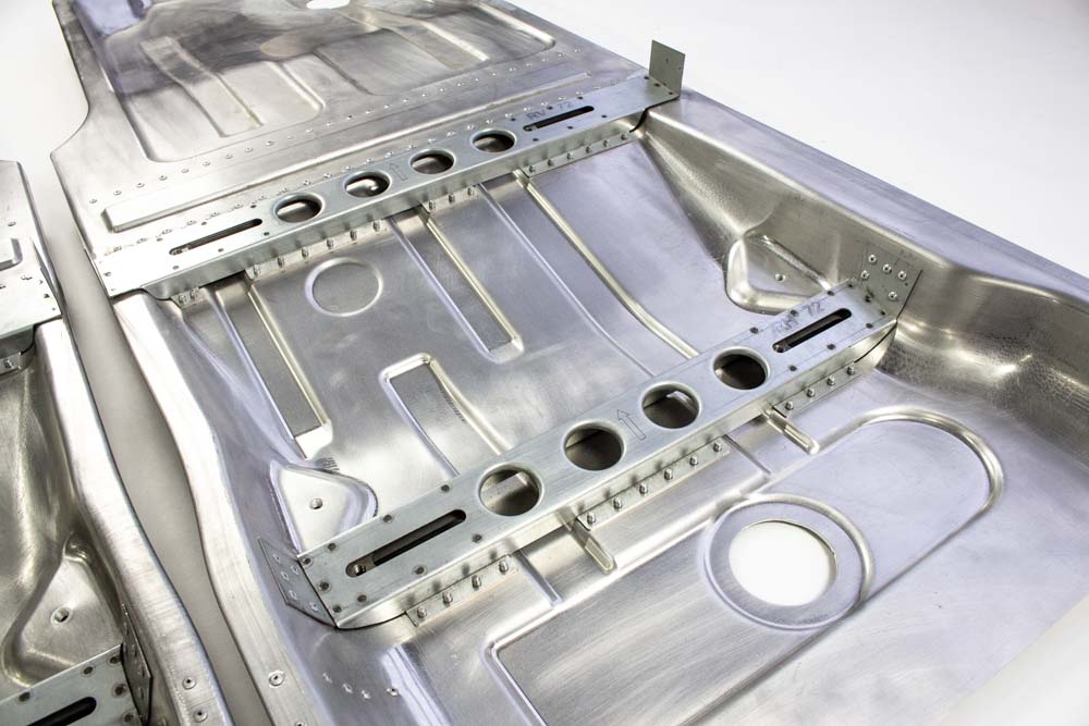 Bodengruppe aus hochfestem Aluminium SATZ Alfa GTA Bertone Typ 105 (Rennsport, Leichtbau) – weitere Produktansicht 6