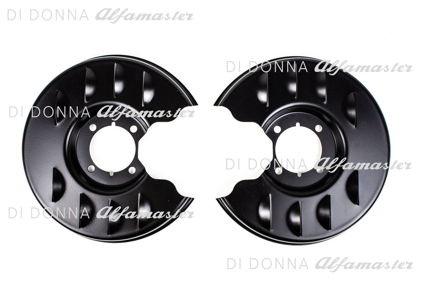 Ankerblech / Bremsankerblech Sport Aluminium Hinten SATZ Alfa 1300 - 2000 Typ 105 / 115