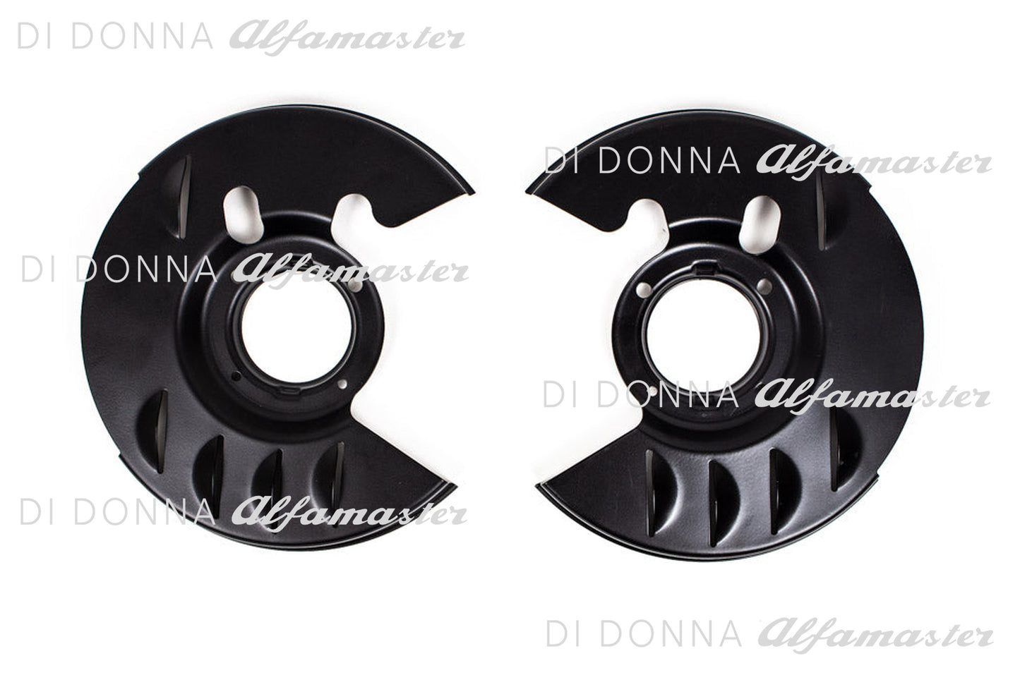 Ankerblech / Bremsankerblech Sport Aluminium Vorderachse SATZ alle Alfa Motoren 1300 - 2000 Typ 105 / 115