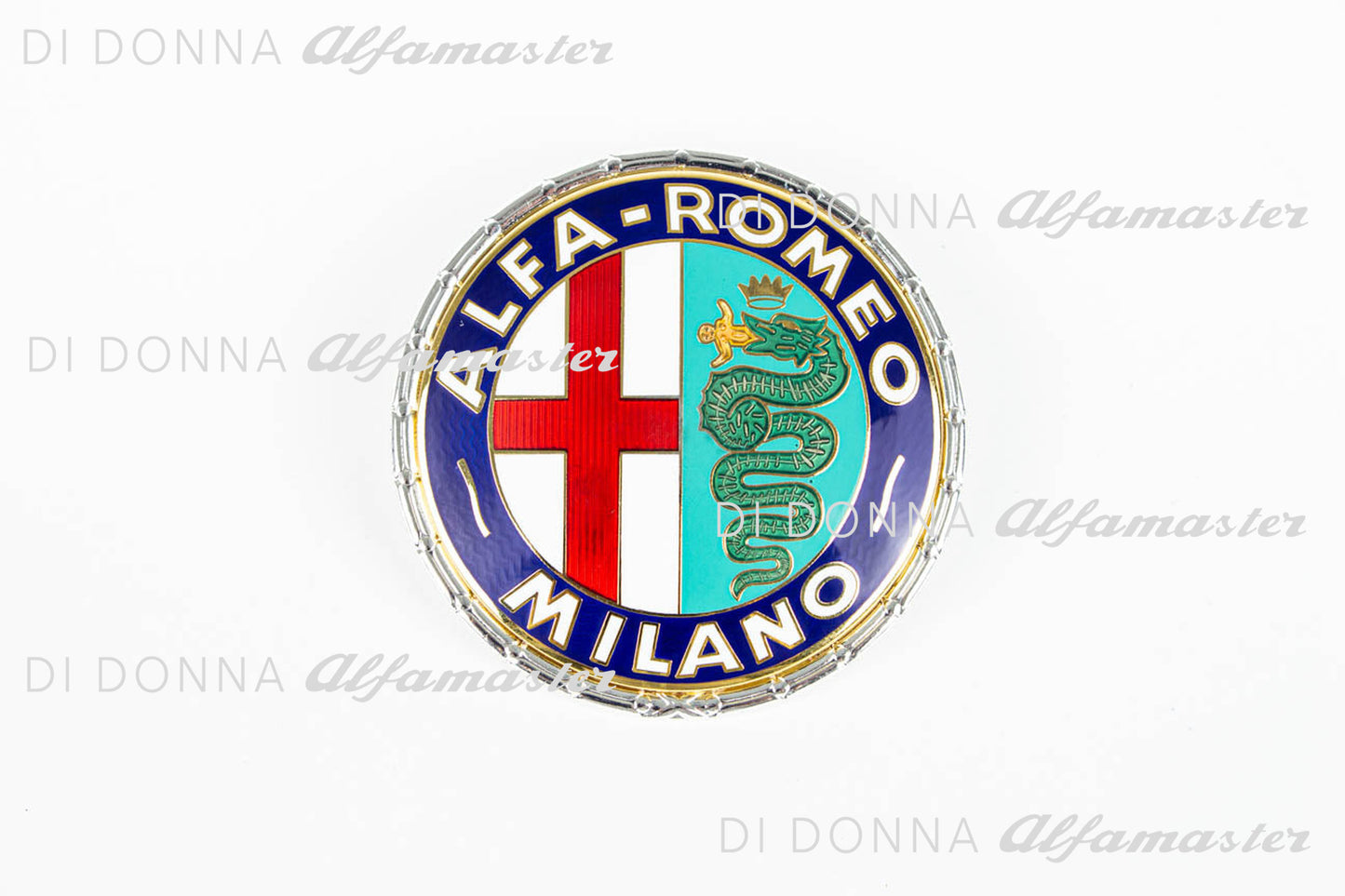 Milano Emblem aus Metall 55 mm emailliert Alfa Romeo Typ 101 / 750 / 105 / 115 / 116