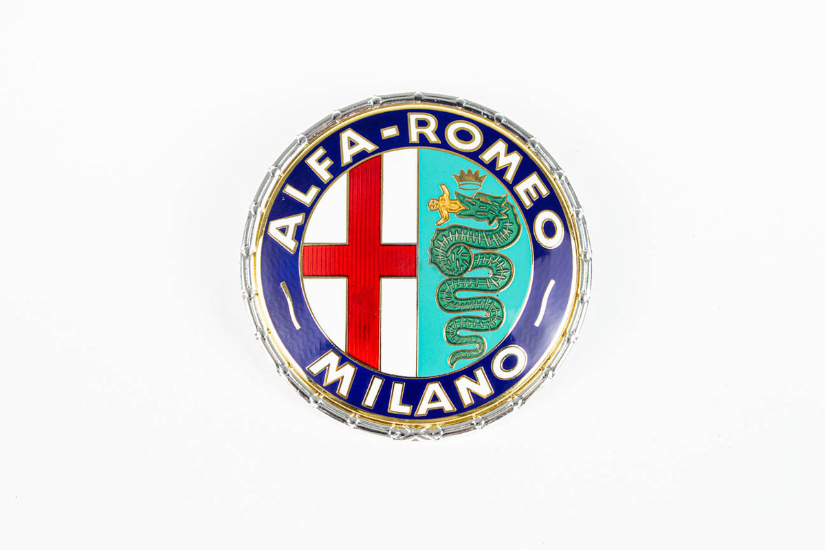 Milano Emblem aus Metall 55 mm emailliert Alfa Romeo Typ 101 / 750 / 105 / 115 / 116 – weitere Produktansicht 2