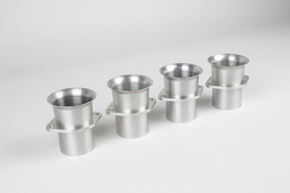 Ansaugtrichter 45/40 Aluminium SATZ Stecktrichter ultraleicht Weber / Dellorto Alfa Romeo GTA / GTAm / Bertone – weitere Produktansicht 2