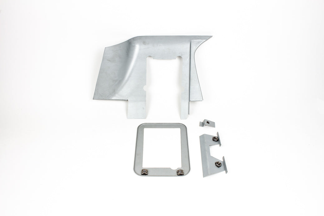 Umbaukit / Reparaturblech stehende Pedale inkl. Halterahmen Alfa Romeo Typ 105 1. Serie (Kantenhaube) – weitere Produktansicht 2
