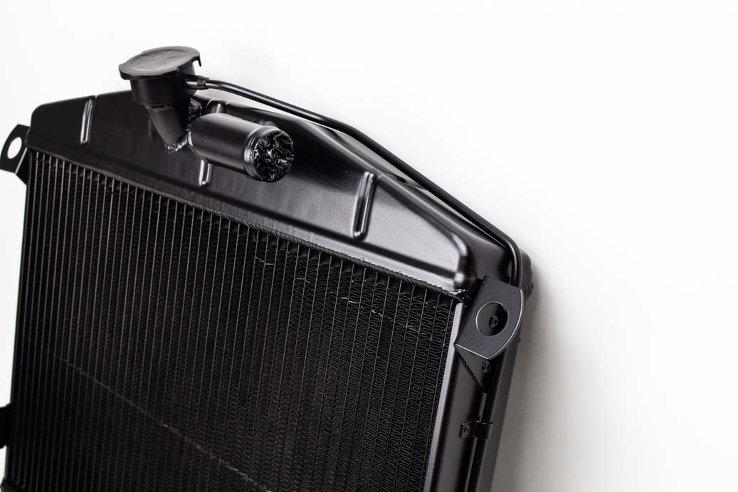Hochleistungskühler Aluminium für Alfa Romeo Giulietta Sprint Speciale (SS) Typ 101 / 750 – Schwarz