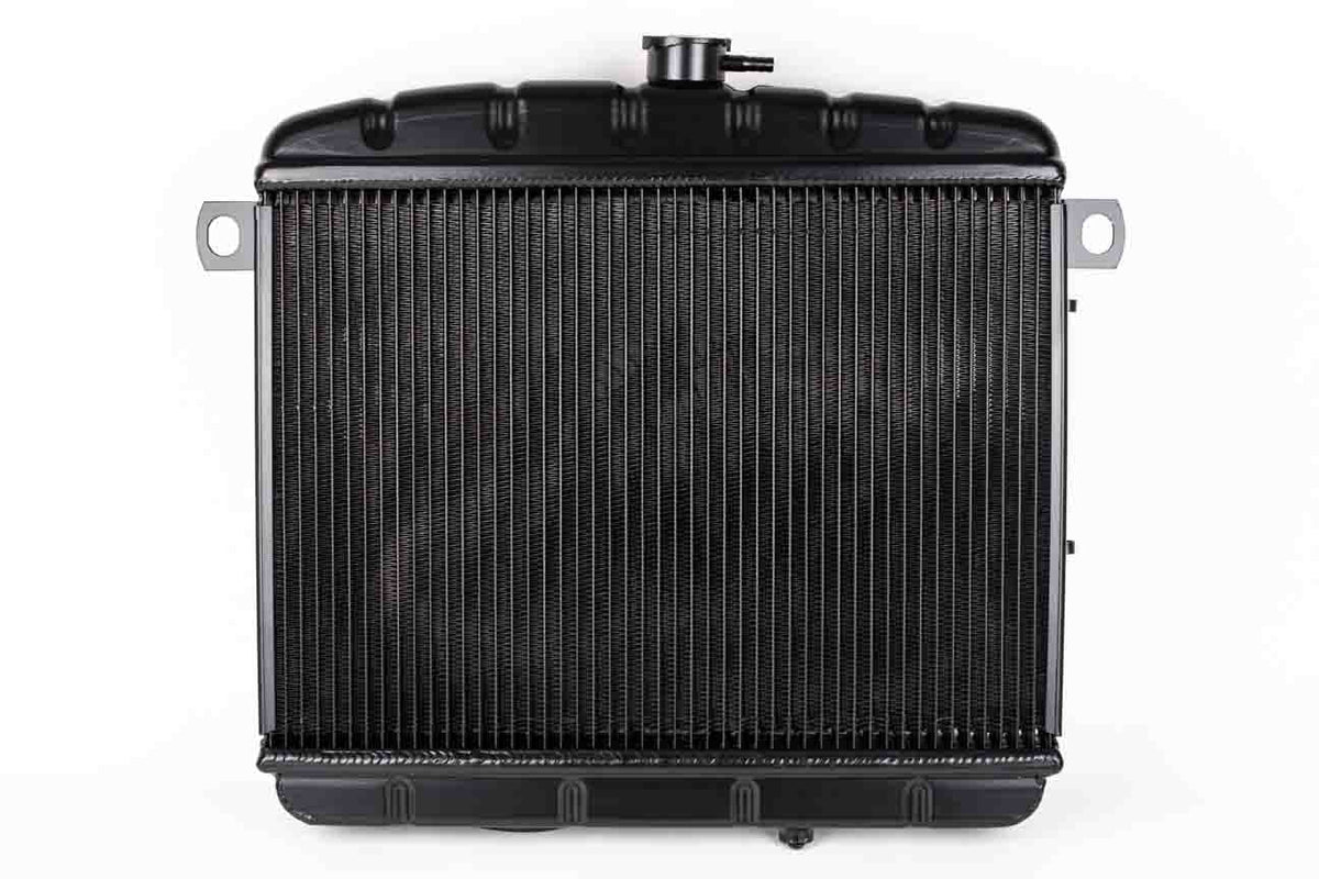 Hochleistungskühler Aluminium inkl. SPAL-Lüfter für Alfa Romeo GT Bertone 2. Serie Typ 105 – Schwarz
