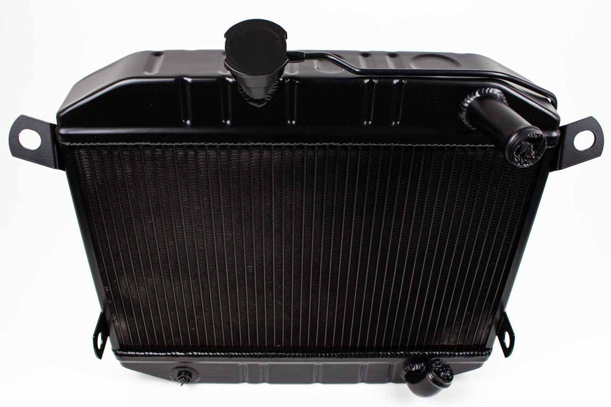 Hochleistungskühler Aluminium für Alfa Romeo Giulietta Sprint Coupé Typ 101 / 750 – Schwarz