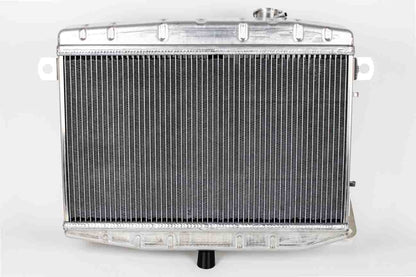 Hochleistungskühler Aluminium inkl. SPAL-Lüfter für Alfa Romeo GT Bertone 1. Serie / Giulia Typ 105 – Natur