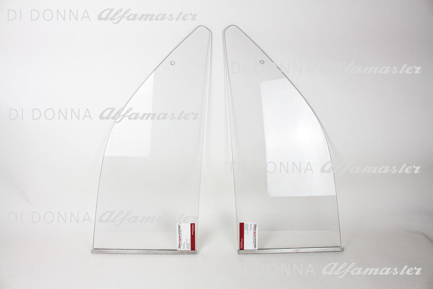 Ausstellfenster hinten Makrolon inkl. Aluminium-Chromleisten für Alfa Romeo Bertone Typ 105/115 (Leichtbau)