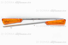 Seitenblinker SATZ langer Chromsteg für Alfa Romeo Giulia Berlina / Super TI Typ 105 (1. Serie)