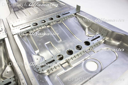High-strength aluminum floor pan SET Alfa GTA Bertone Type 105 (motorsport, lightweight construction)