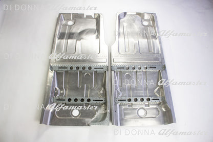 High-strength aluminum floor pan SET Alfa GTA Bertone Type 105 (motorsport, lightweight construction)