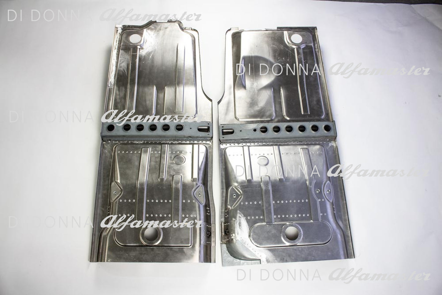 High-strength aluminum floor pan SET Alfa GTA Bertone Type 105 (motorsport, lightweight construction)