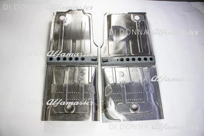 High-strength aluminum floor pan SET Alfa GTA Bertone Type 105 (motorsport, lightweight construction)