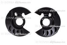 Ankerblech / Bremsblech Sport Aluminium SATZ mit Belüftungshutzen für Alfa Romeo Typ 105/115 (1300–2000)