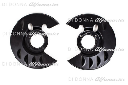 Ankerblech / Bremsblech Sport Aluminium SATZ mit Belüftungshutzen für Alfa Romeo Typ 105/115 (1300–2000)
