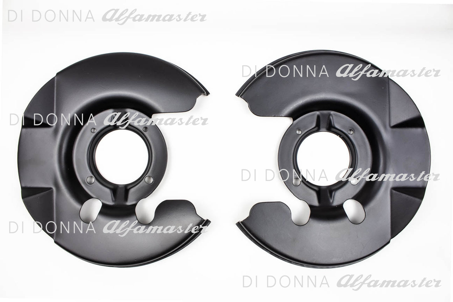Ankerblech / Bremsankerblech Vorderachse SATZ alle Alfa Motoren 1300 / 1600 Typ 105 / 115