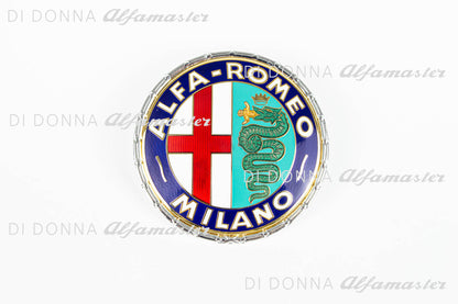 Milano Emblem aus Metall 55 mm emailliert Alfa Romeo Typ 101 / 750 / 105 / 115 / 116