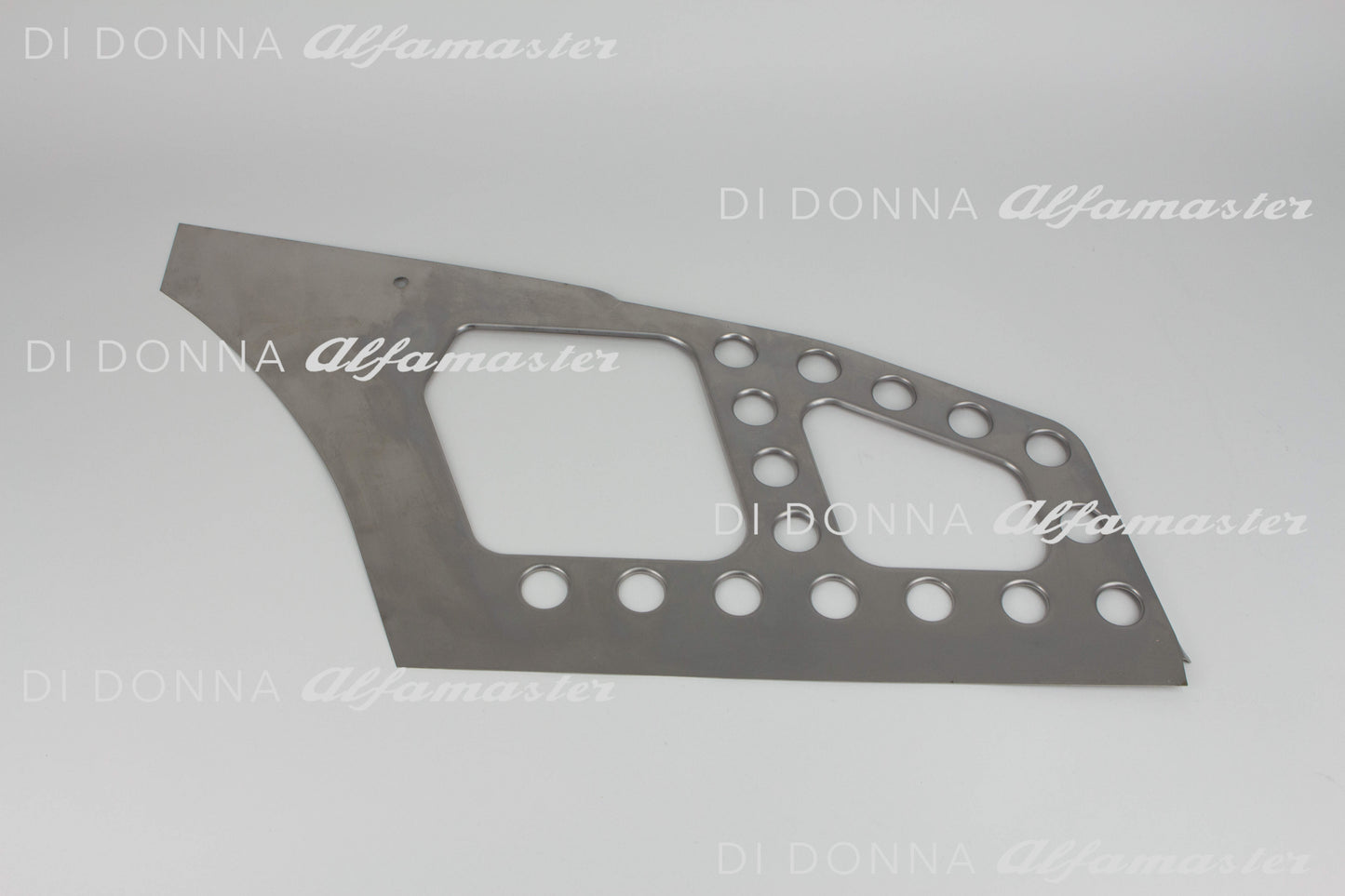 Versteifungsbleche Kofferraum Edelstahl gelocht Leichtbau Alfa Romeo GTA / GTAm Bertone 1. Serie / 2. Serie