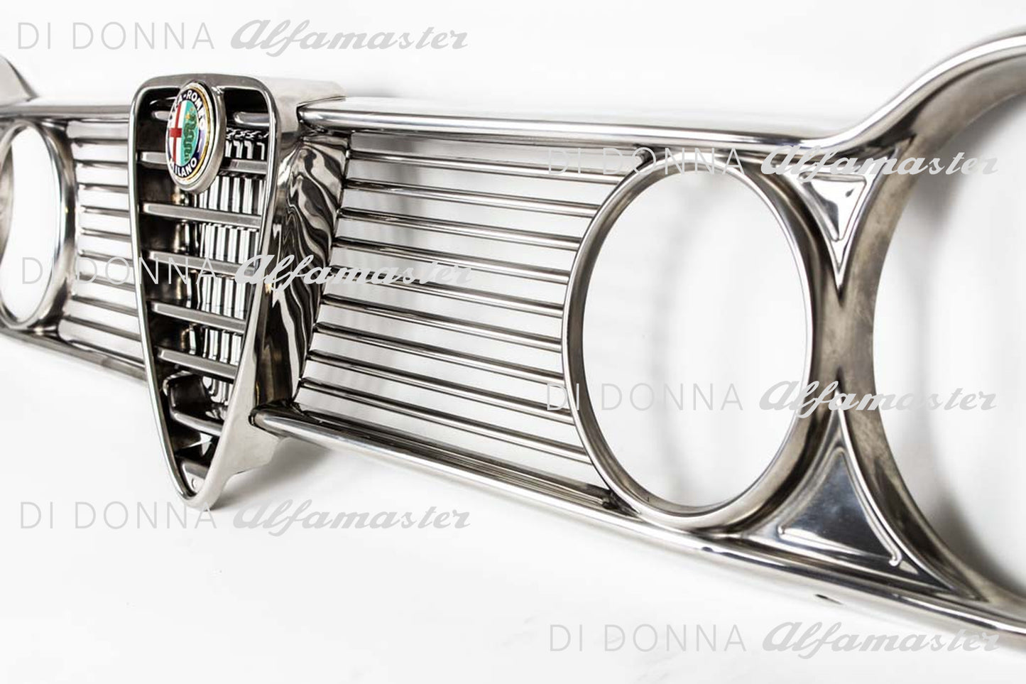 Kühlergrill / Kühlergitter / Frontgrill Edelstahl SET für Alfa Romeo Giulia Typ 105