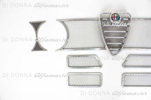Radiator grille / Front grille / Mask twin headlights aluminum incl. radiator heart for Alfa Romeo GTAm 1750/2000