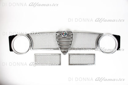 Kühlergitter / Frontgrill oben/unten Aluminium SET für Alfa Romeo GT Bertone (Kantenhaube) / Giulia Sprint GTA Typ 105