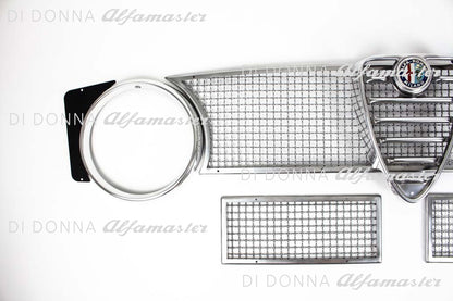 Kühlergitter / Frontgrill oben/unten Aluminium SET für Alfa Romeo GT Bertone (Kantenhaube) / Giulia Sprint GTA Typ 105
