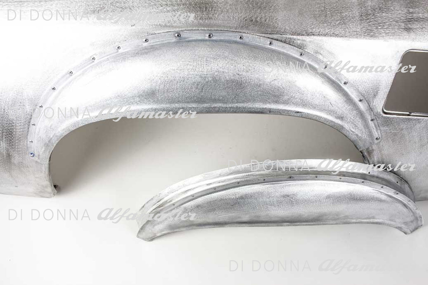 Radlauf-Verbreiterung GTA hinten Aluminium SATZ 4-teilig Alfa Romeo GT Bertone Typ 105 (1./2. Serie)