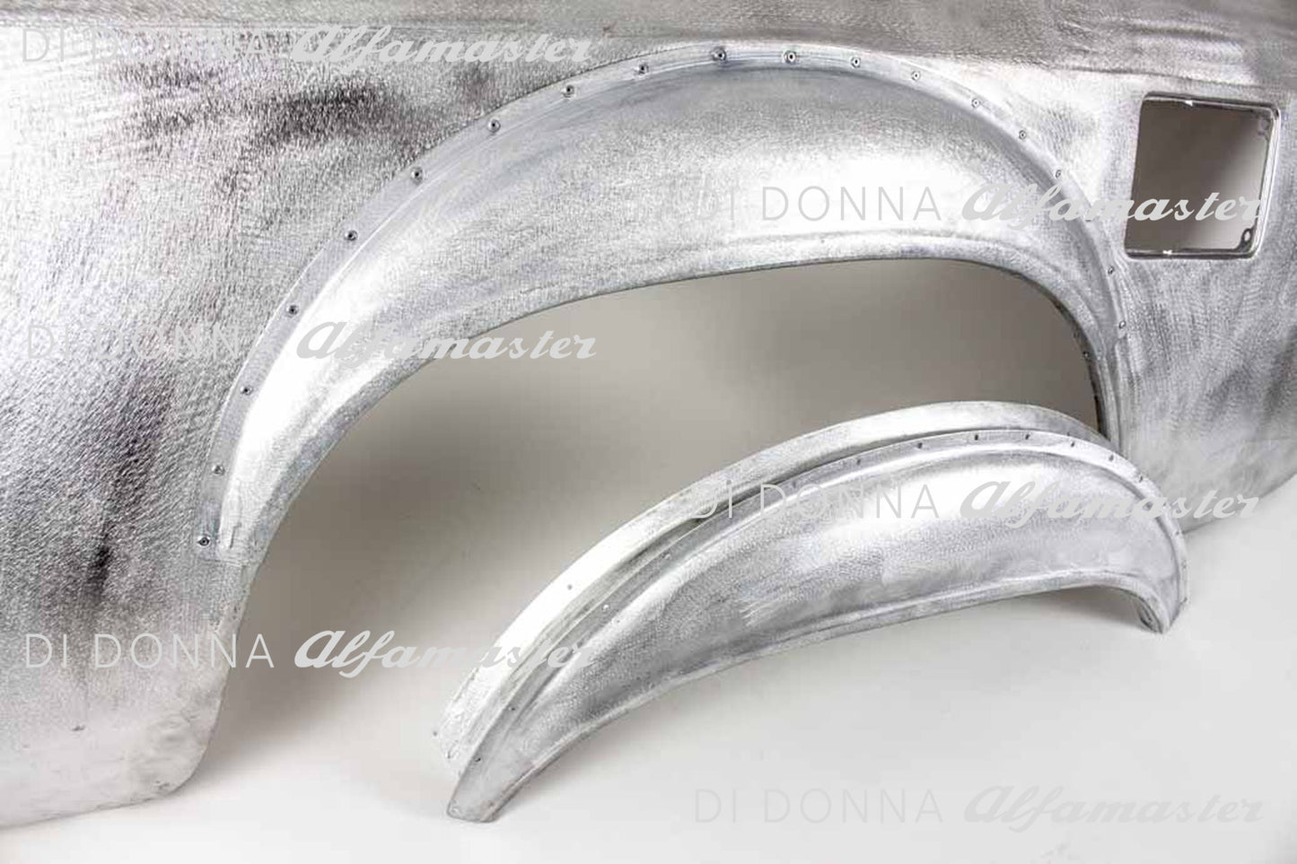 Radlauf-Verbreiterung GTA hinten Aluminium SATZ 4-teilig Alfa Romeo GT Bertone Typ 105 (1./2. Serie)