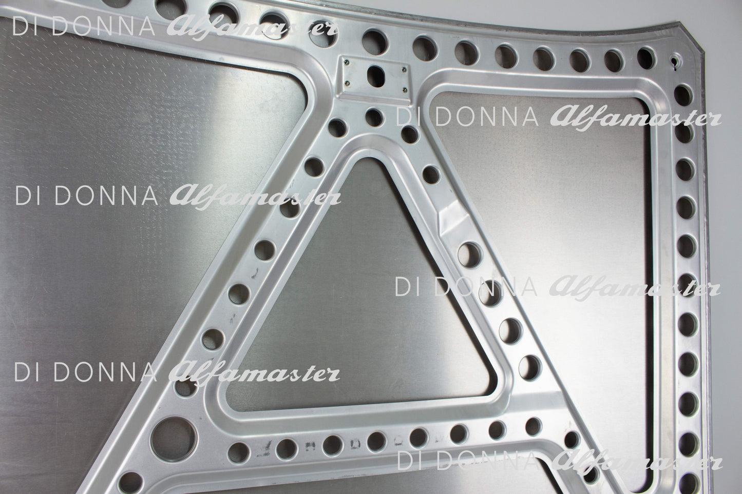 Bonnet GT / GTA Bertone with angled edge - Lightweight - made of high-strength perforated aluminum