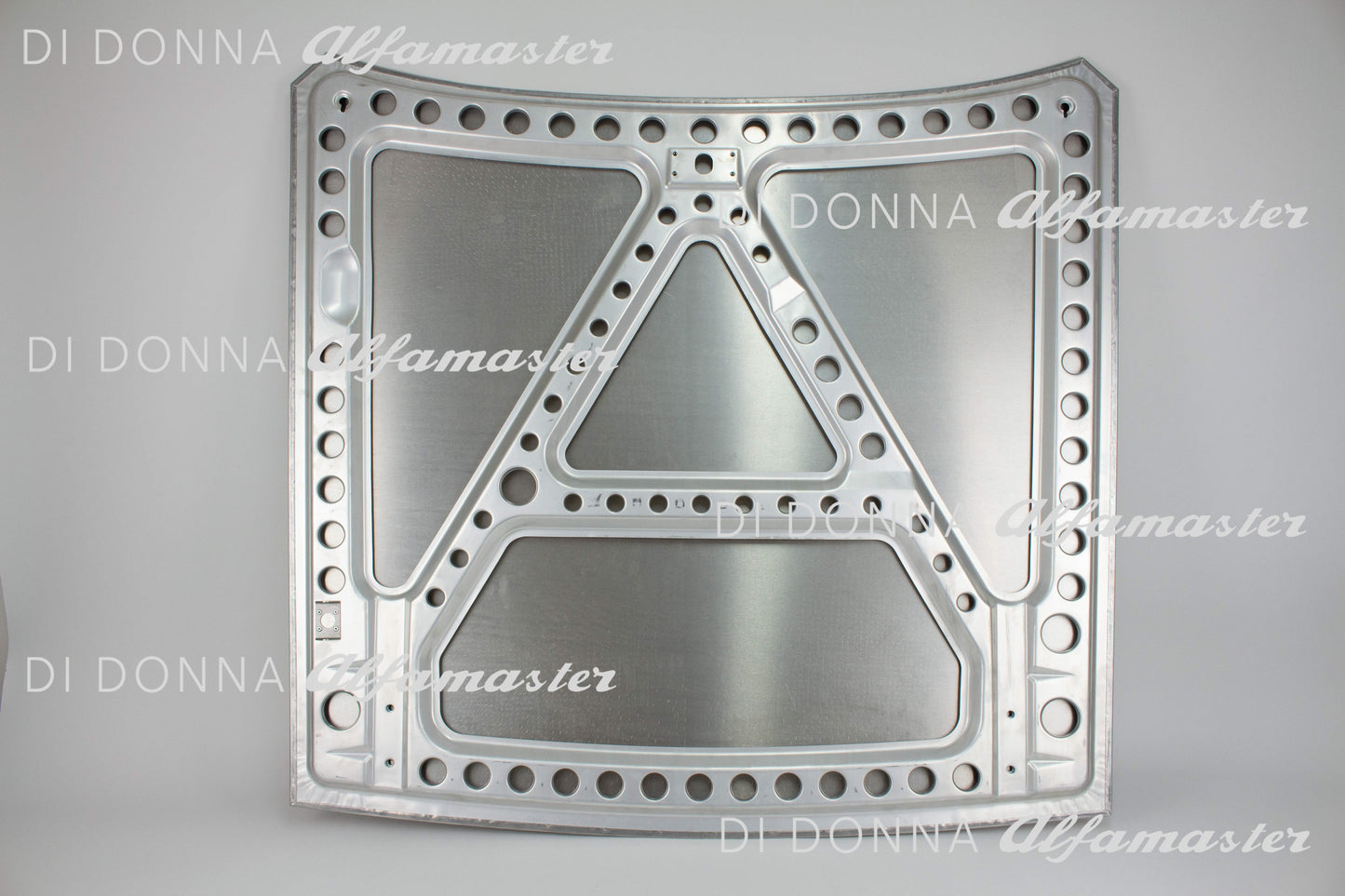 Bonnet GT / GTA Bertone with angled edge - Lightweight - made of high-strength perforated aluminum