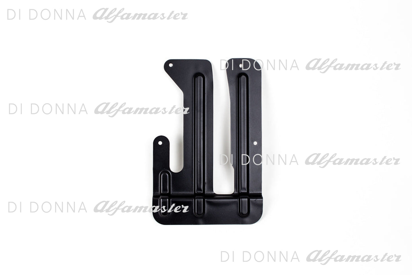 Aluminum pedal plate BLACK for standing pedals Alfa Romeo Roundtail Spider Type 105 (1300–1750)