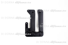 Pedalblech Aluminium SCHWARZ für stehende Pedale Alfa Romeo Rundheck Spider Typ 105 (1300–1750)