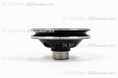 Riemenscheibe Aluminium gelocht mit 360° Skalierung 125 mm Alfa Romeo 1750–2000 Typ 105/115/116
