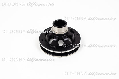 Riemenscheibe Aluminium gelocht mit 360° Skalierung 105 mm Alfa Romeo 1300–1600 Typ 101/105/115/116