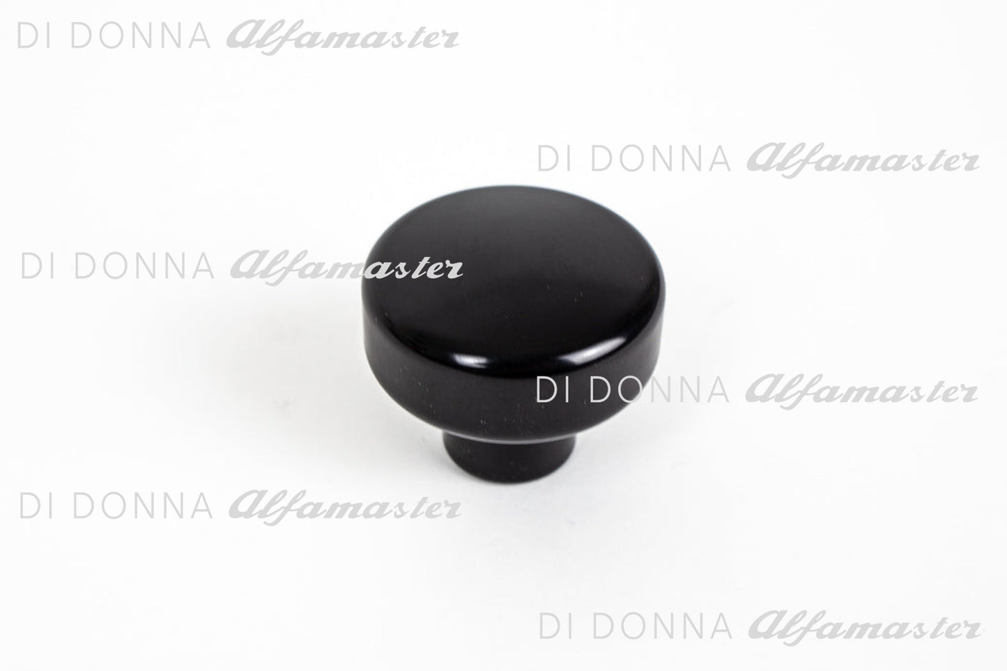 Gear knob aluminum black without emblem Alfa Romeo Nord 1300–2000