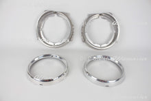 Scheinwerferringe + Scheinwerferhalter KOMPLETTSATZ Aluminium ultraleicht Alfa Romeo GTA Bertone 1. Serie Kantenhaube