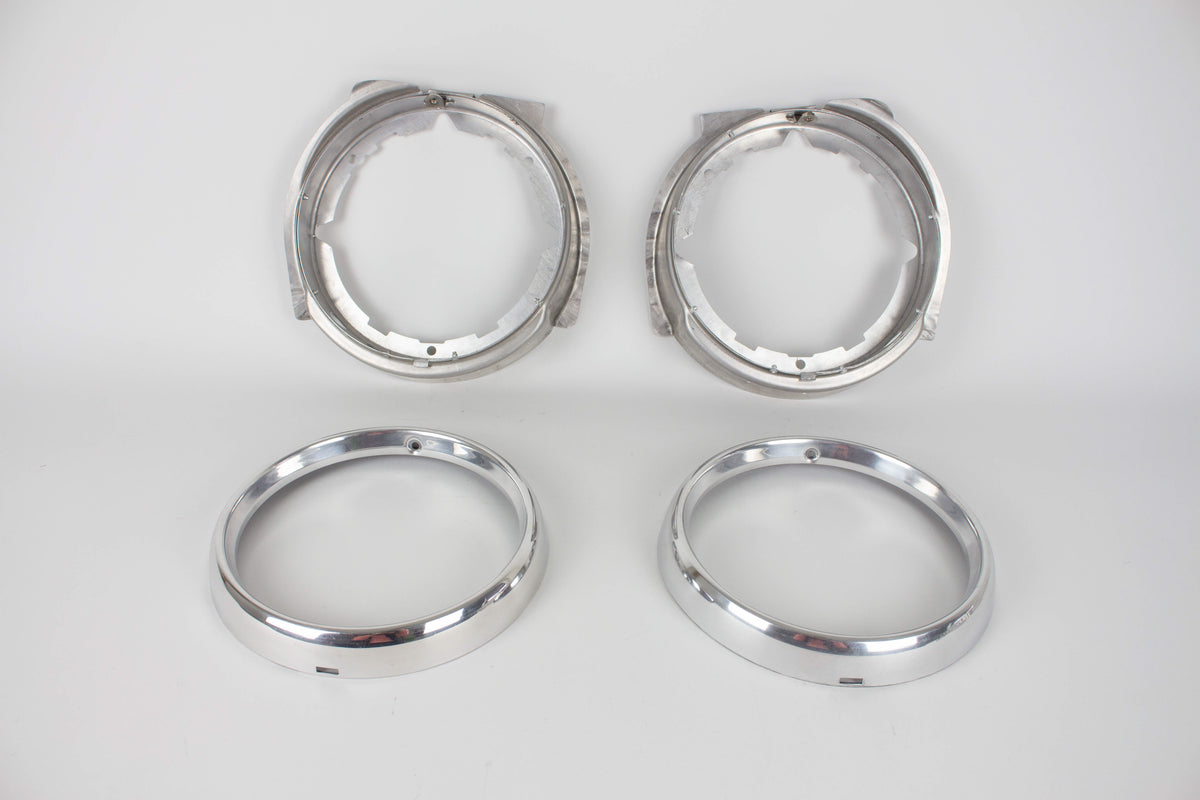 Aluminium-Scheinwerferring für Alfa Romeo GTA Bertone Kantenhaube, Ansicht 2