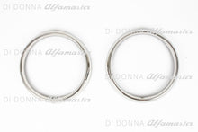 Scheinwerferringe Edelstahl SATZ für Alfa Romeo GT Bertone 1. Serie 1300–1600 / Giulia GTA Typ 105