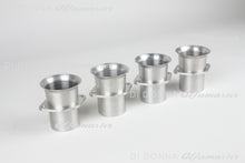 Ansaugtrichter 45/40 Aluminium SATZ Stecktrichter ultraleicht Weber / Dellorto Alfa Romeo GTA / GTAm / Bertone