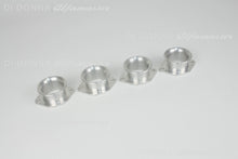 Ansaugtrichter 40/40 Aluminium SATZ Stecktrichter ultraleicht Weber / Dellorto Alfa Romeo GTA / GTAm / Bertone