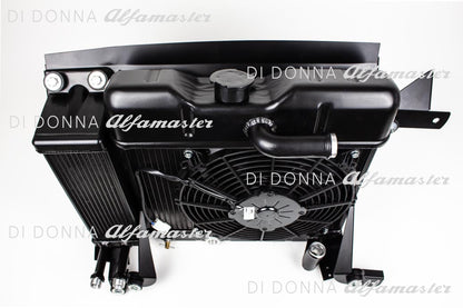 Umbausatz GTA Hochleistungskühler Aluminium inkl. Ölkühler Alfa Romeo GT Bertone 1. Serie Typ 105