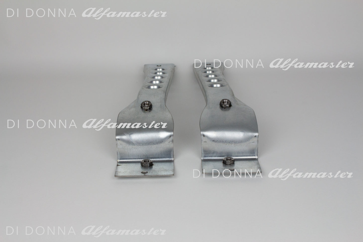 Reparaturbleche Racing Verbindungsblech SATZ Motorseitenwand / Stabilisatoraufnahme SATZ Leichtbau gelocht Alfa Romeo Typ 105/115