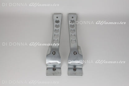 Reparaturbleche Racing Verbindungsblech SATZ Motorseitenwand / Stabilisatoraufnahme SATZ Leichtbau gelocht Alfa Romeo Typ 105/115