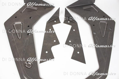 Stiffening panel for engine side wall made of high-strength steel (1200N/mm2) including embossing, suitable for all Alfa Romeo Type 105 Series 1.